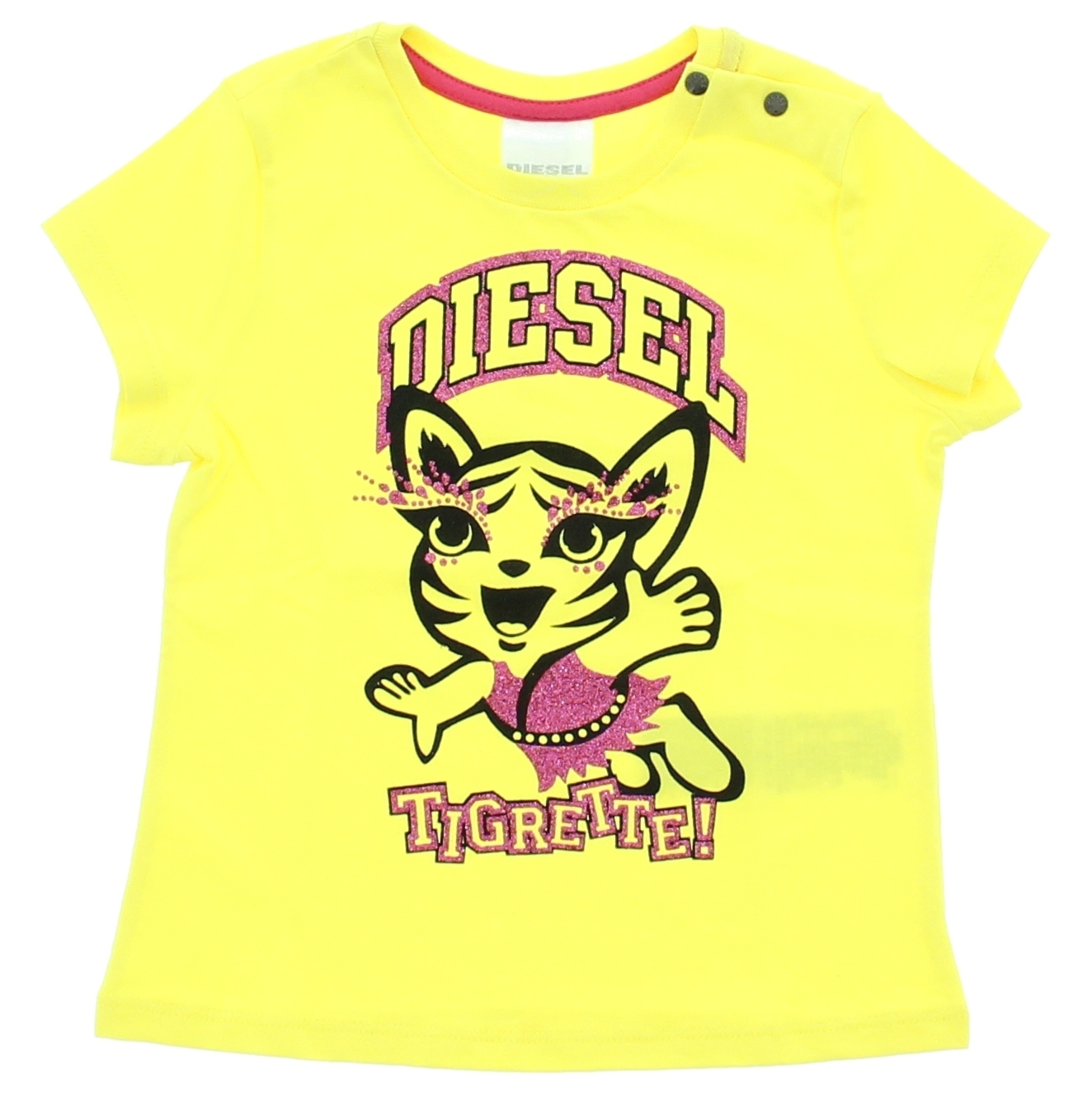 Diesel Gyerek póló 9 hónapos, Sárga fotója