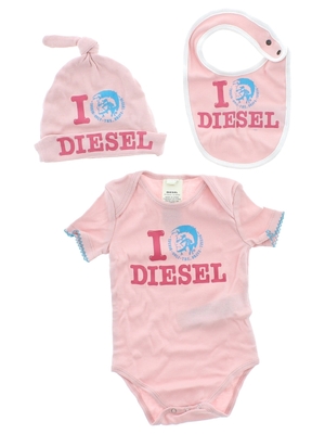 Diesel Szett csecsemőknek 24 hónapos, Rózsaszín