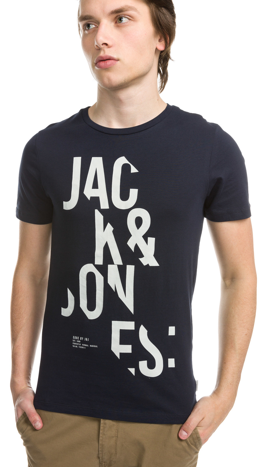 Jack & Jones Cutter Póló S, Kék fotója