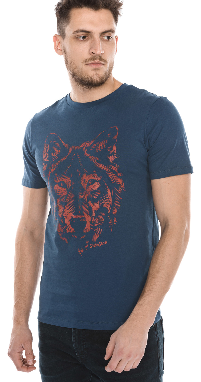 Jack & Jones Tigcity Póló S, Kék fotója