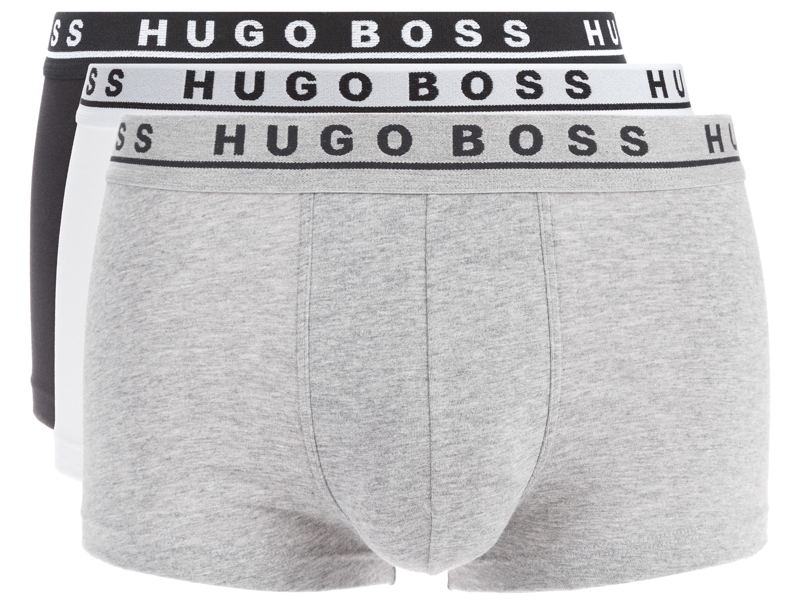 Hugo Boss 3 db-os Boxeralsó szett XL, Fekete Fehér Szürke fotója