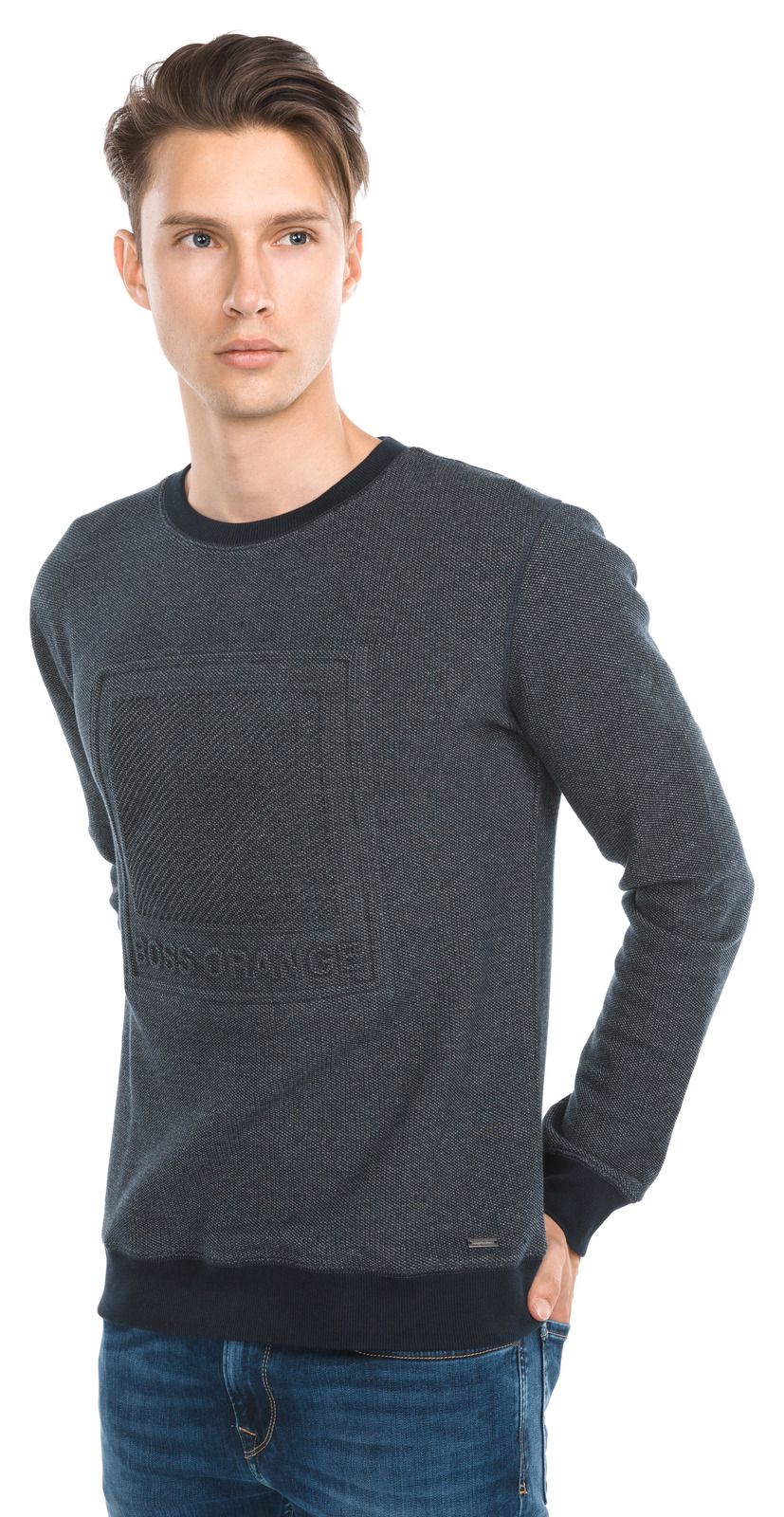 Hugo Boss Orange Wack Pulóver M, Kék fotója