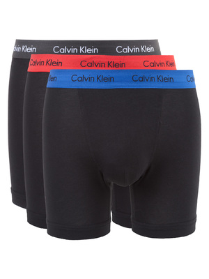Calvin Klein 3 db-os Boxeralsó szett Fekete
