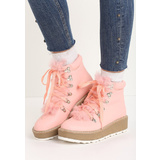 Didi rózsaszín női platform cipő