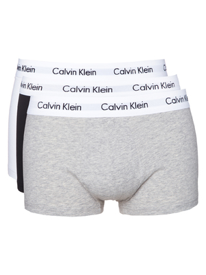 Calvin Klein 3 db-os Boxeralsó szett Fekete Fehér Szürke << lejárt 216905
