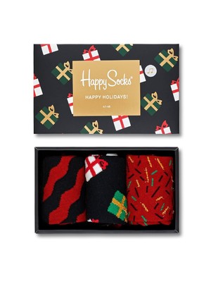 Happy Socks - Zokni Giftbox Christmas Melody (3 darab)