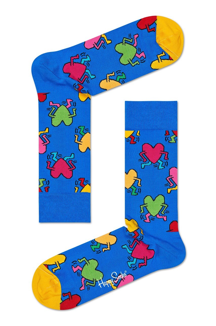 Happy Socks - Zokni Keith Haring Running Heart fotója