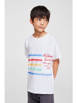 Mango Kids - Gyerek T-shirt Catch 110-164 cm