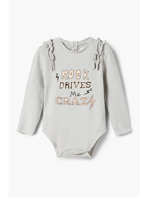 Mango Kids - Body niemowlęce Rock 80-104 cm