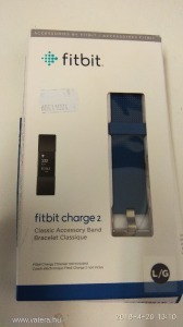 Fitbit Charge 2 Band kék gyári szíj Large << lejárt 581816 77 fotója