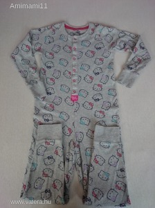 128-es kislány Hello Kitty pizsama, egybepizsama << lejárt 9238619 20 fotója