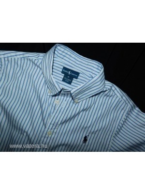 Ralph lauren kamasz ing,újszerű,kék,fehér csíkos << lejárt 90651