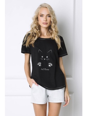 Cat Woman női pizsama, rövid