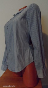 BENETTON világoskék-fehér csíkos ing, kb. 42 << lejárt 300913 58 fotója