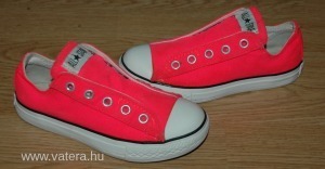 CONVERSE All Star neon rózsaszín fűző nélküli gumis lányka tornacipő 29-es << lejárt 7511903 29 fotója