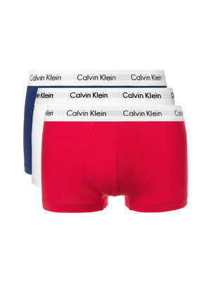 Calvin Klein 3 db-os Boxeralsó szett Kék Piros Fehér << lejárt 16972