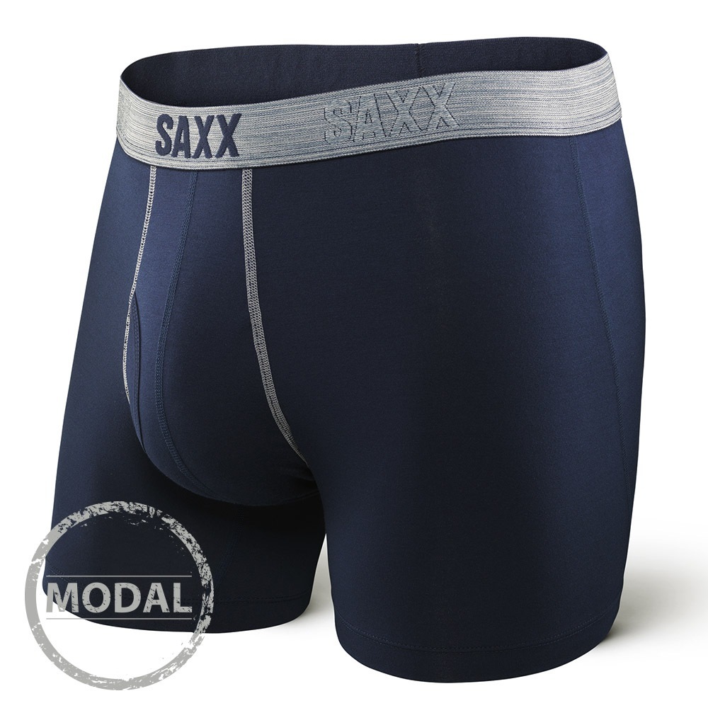 SAXX Platinum Navy Grey férfi boxeralsó fotója