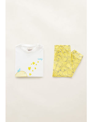 Mango Kids - Gyerek pizsama Piolin 80-104 cm