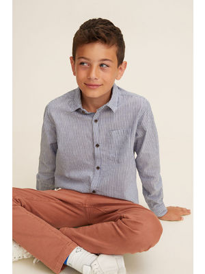 Mango Kids - Gyerek ing Damian 104-164 cm