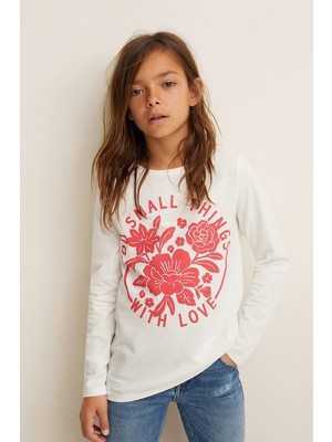 Mango Kids - Gyerek felső Roses 104-164 cm