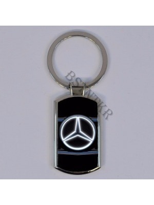 Mercedes mintás elegáns fém kulcstartó << lejárt 459161