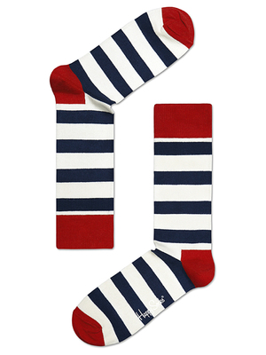 Happy Socks Stripe Zokni 36-40, Fehér