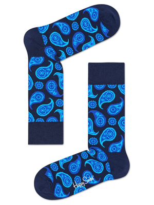 Happy Socks Paisley Zokni 41-46, Kék