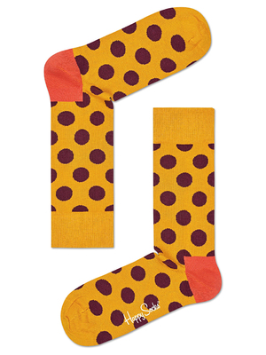 Happy Socks Big Dot Zokni 41-46, Sárga Narancssárga