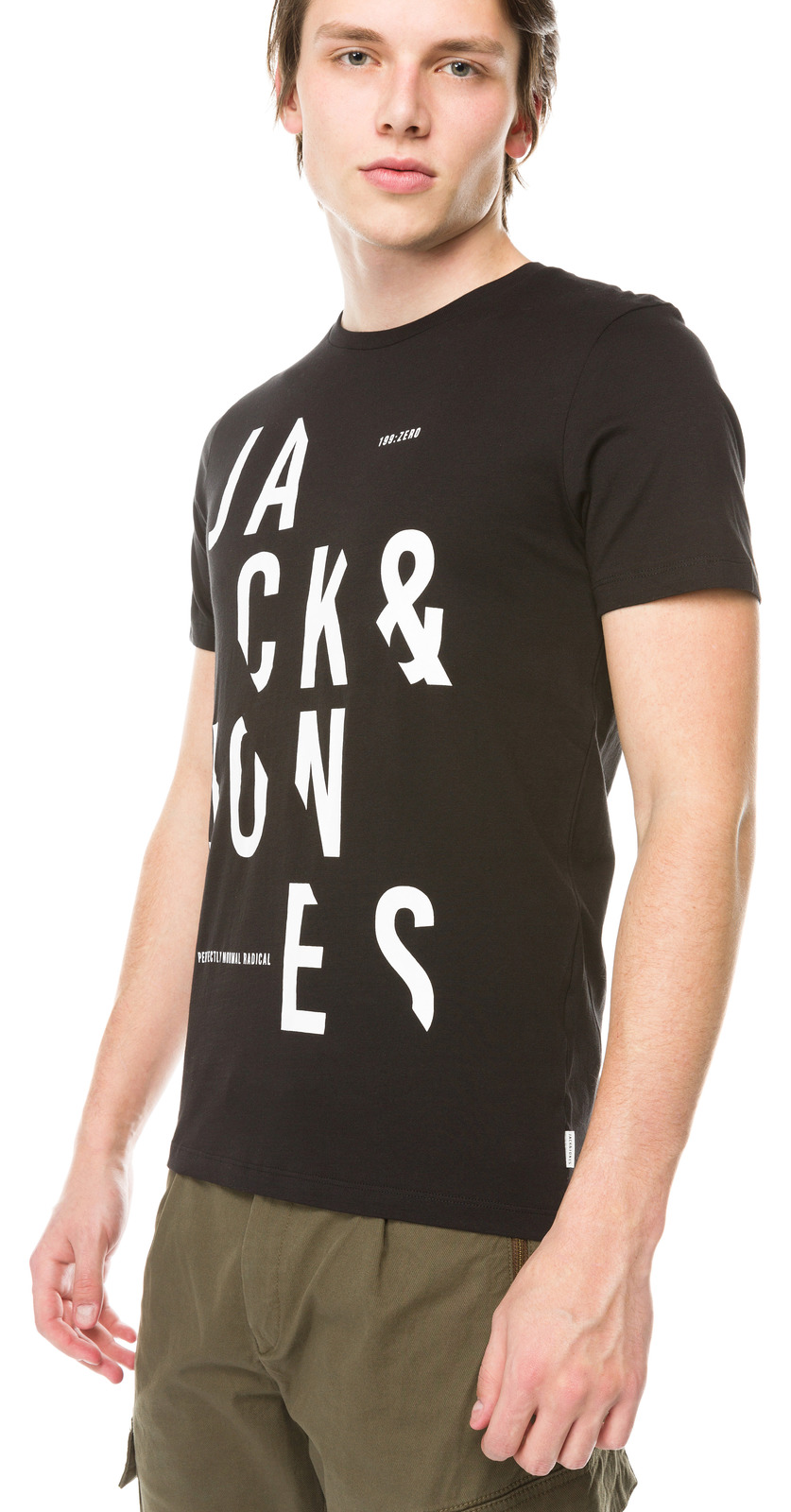 Jack & Jones Cutter Póló XL, Fekete fotója