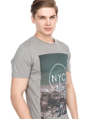 Jack & Jones Preen Póló L, Szürke