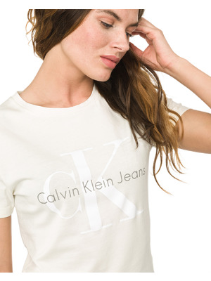 Calvin Klein Shrunken Póló XS, Fehér