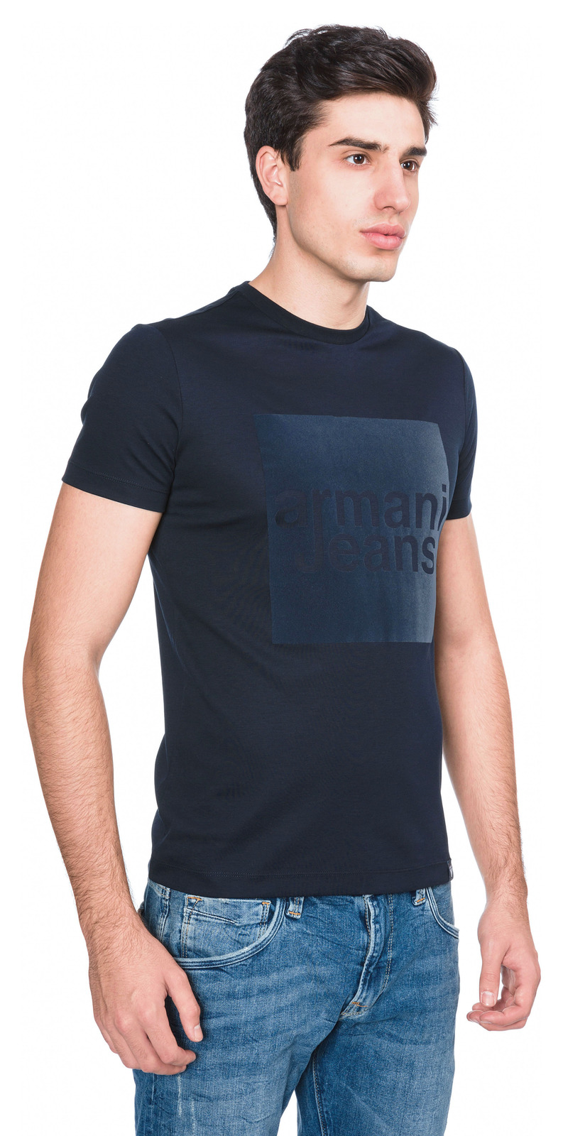 Armani Jeans Póló XL, Kék fotója
