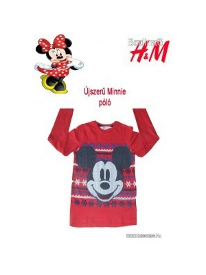 H&M Disney-Minnie egér mintás póló 122-128-as méretben (7-8év) << lejárt 641198