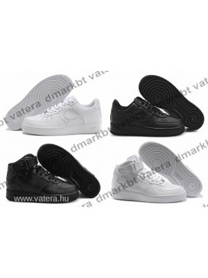 Nike Air Force One 1 férfi női cipő 36-46 fehér fekete low mid high magasszárú alacsonyszárú AF1 << lejárt 896459