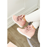 Flower rózsaszín telitalpú sneakers
