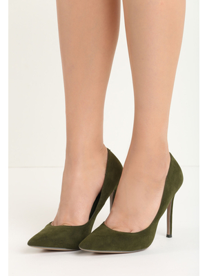 Jennifer zöld tűsarkú cipő << lejárt 70961