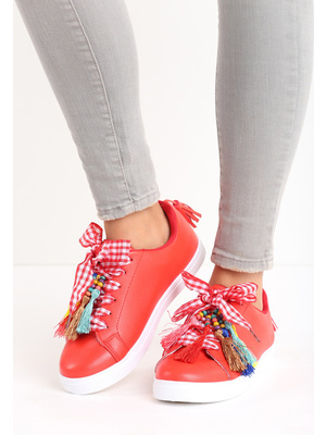 Chery piros női tornacipő