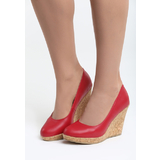 Reverse piros platform cipők