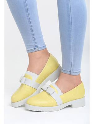 Lust sárga női cipő