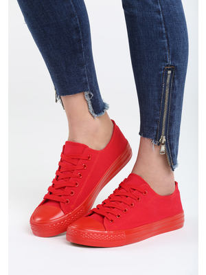 Csara piros női tornacipő