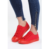 Csara piros női tornacipő