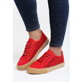 Anzio piros női tornacipő