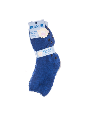 Z-1026 kék és szürke univerzális méretű 34-38 gyerek 3 pár bélelt zokni << lejárt 644073