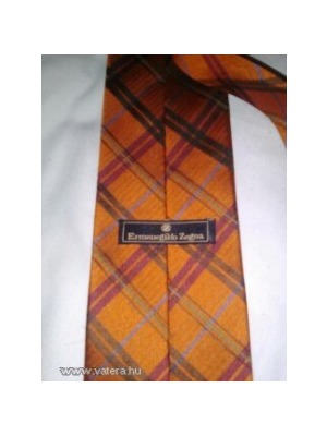 ERMENEGILDO ZEGNA férfi luxus eredeti selyem nyakkendő, kockás, elegáns,LEÁRAZÁS! 2000.-Ft << lejárt 532933