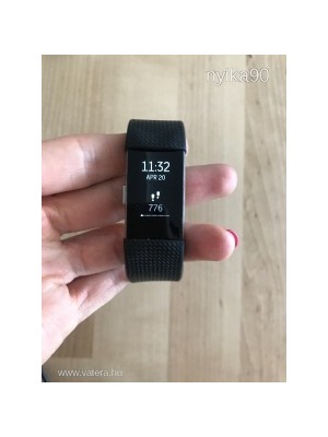 Fitbit Charge 2 aktivitásmérő karpánt - L - fekete << lejárt 312190