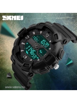 1x SKMEI férfi LED digitális Sport Quartz karóra << lejárt 313104