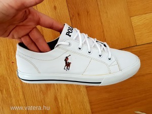 Ralph Lauren Polo szuper vagány fehér bőr cipő << lejárt 4550502 34 fotója