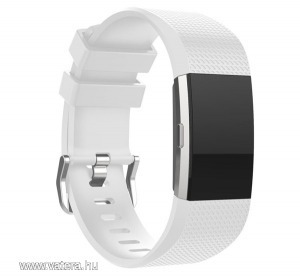 Fitbit Charge 2 szilikon sport szíj, fehér << lejárt 9377496 65 fotója