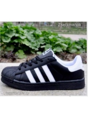Adidas Superstar cipők, 36-44 közötti méretben, fekete-fehér << lejárt 565191