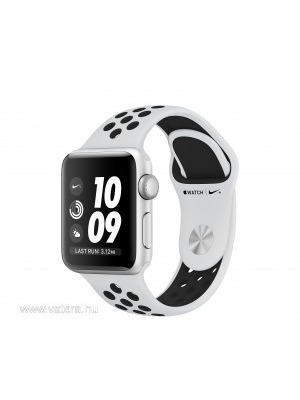 Új, Apple Watch Series 3 42mm MQL32 Nike+ Alluminium Ezüst (Platinaszín-Fekete Nike sportszíjjal) << lejárt 742427